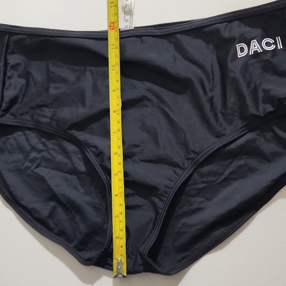 Daci bikini Womens black bottoms size XXL runs smaller see meaurments - Picture 6 of 6